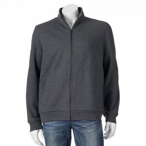 NWT Apt. 9 Men's Modern-Fit Quilted Full Zip Jacket Size Medium Grey MSRP $70